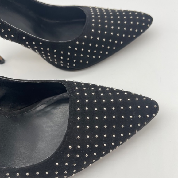 Aldo Pillow Walk Stessy Pump - Stiletto heel - Black with Silver Size 8.5 - Picture 5 of 10